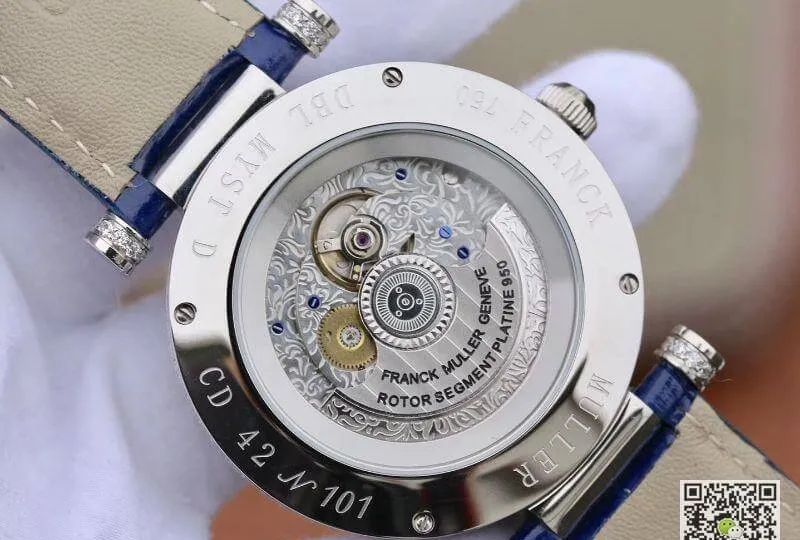 Franck Muller White Gold Double Mystery DM42D2RCD GS Factory 1:1 Best Edition Replica Watch Diamond Watch Swiss FM.800