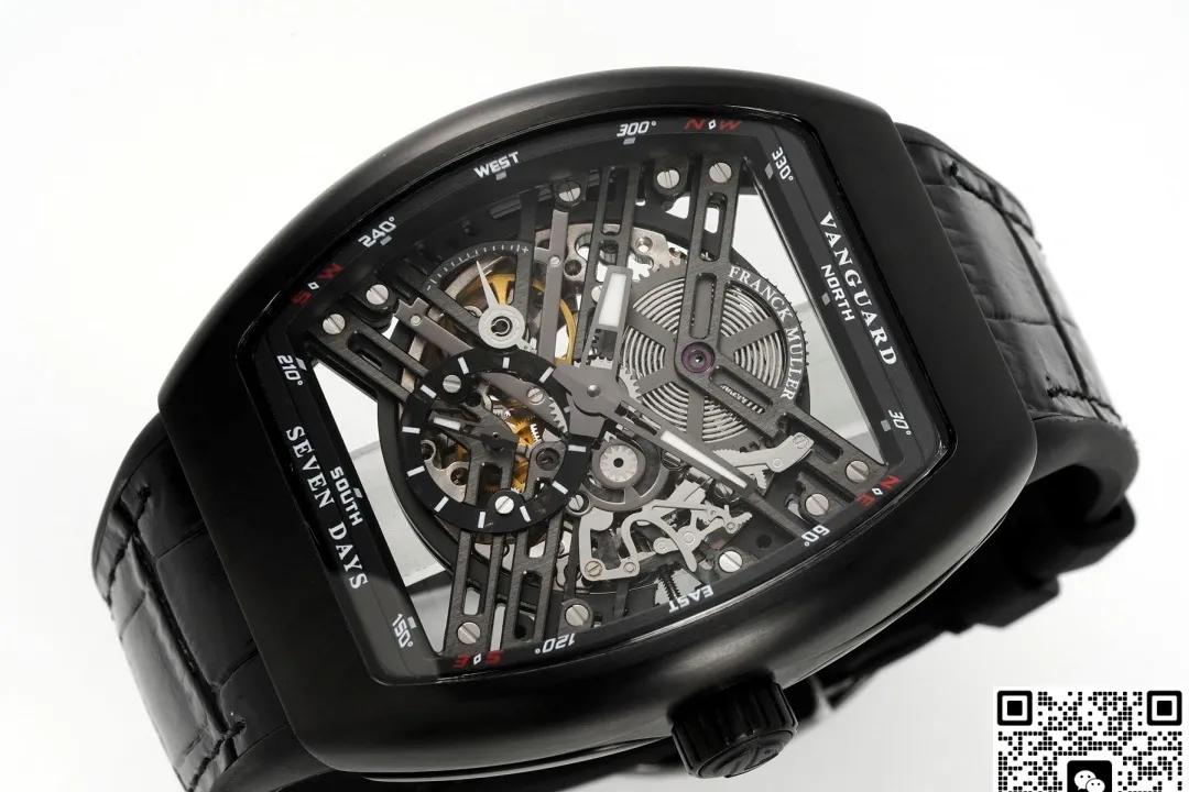 ABF Factory Franck Muller Tourbillon V 45 S6 SQT CARBONE NR 1:1 Best Edition Replica Watch