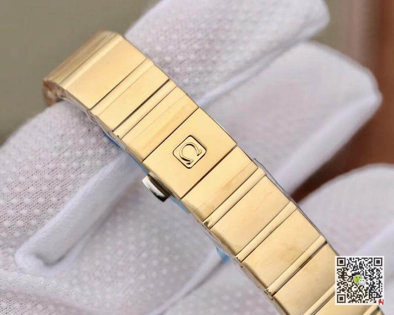 Omega Constellation Quartz Ladies 18K Yellow Gold TW Factory 1:1 Best Edition Replica Watch Swiss Eta Quartz 1376