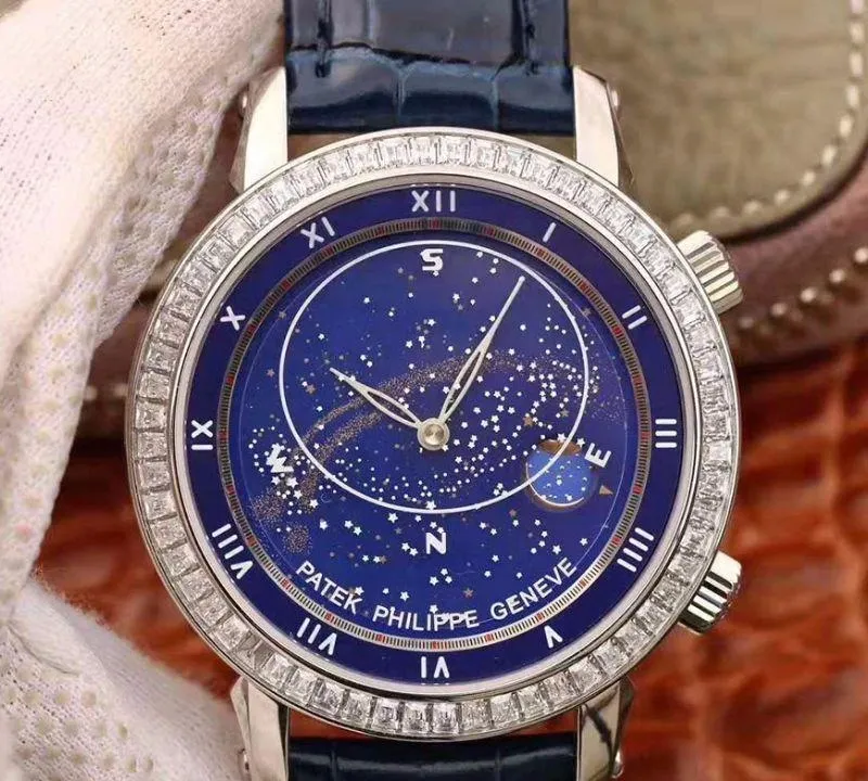 Patek Philippe Grand Complications 5102PR Diamond TW Factory 1:1 Best Edition Replica Watch Swiss ETA240 Blue Dial