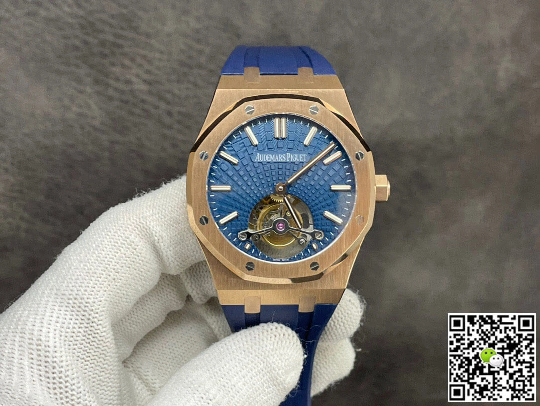 Audemars Piguet Royal Oak Tourbillon R8 Factory 1:1 Best Edition Replica Watch Blue Dial