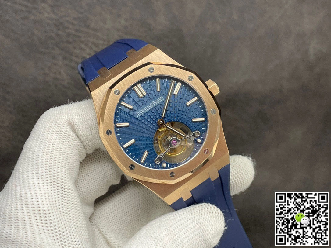 Audemars Piguet Royal Oak Tourbillon R8 Factory 1:1 Best Edition Replica Watch Blue Dial