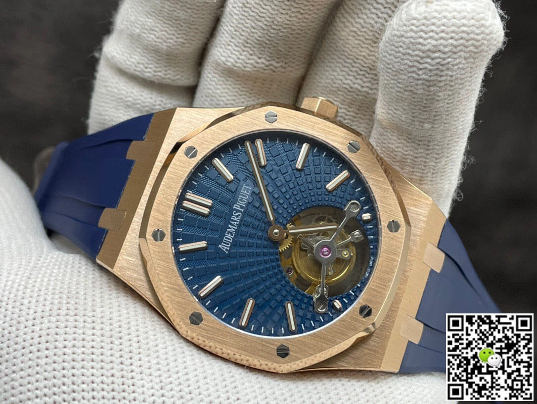 Audemars Piguet Royal Oak Tourbillon R8 Factory 1:1 Best Edition Replica Watch Blue Dial