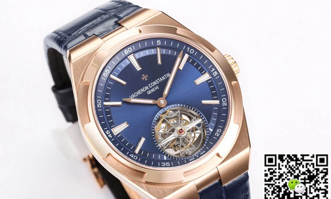 Vacheron Constantin Overseas Tourbillon 6000V 110R-B733 BBR Factory 1:1 Best Edition Replica Watch Blue Strap