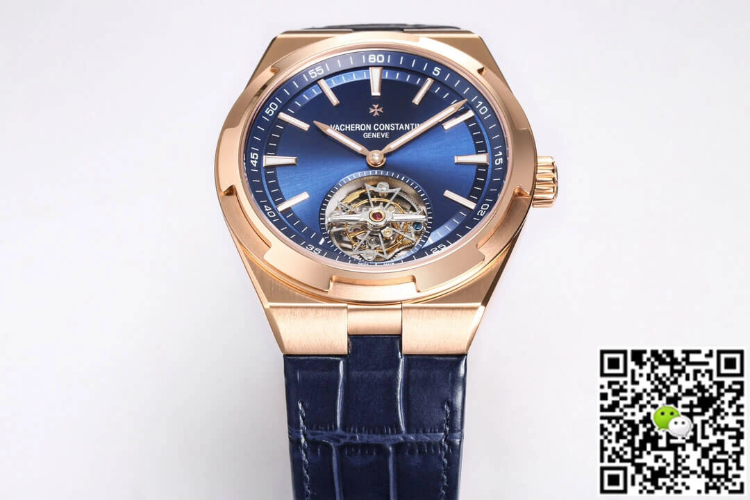 Vacheron Constantin Overseas Tourbillon 6000V 110R-B733 BBR Factory 1:1 Best Edition Replica Watch Blue Strap