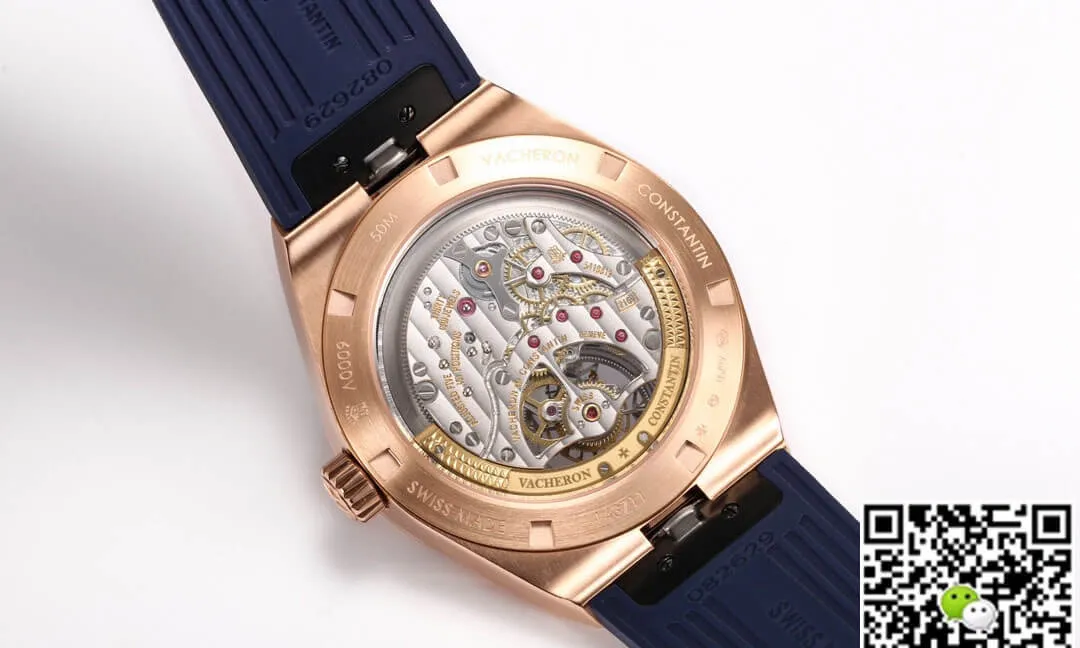 Vacheron Constantin Overseas Tourbillon 6000V 110R-B733 BBR Factory 1:1 Best Edition Replica Watch Gold Bezel
