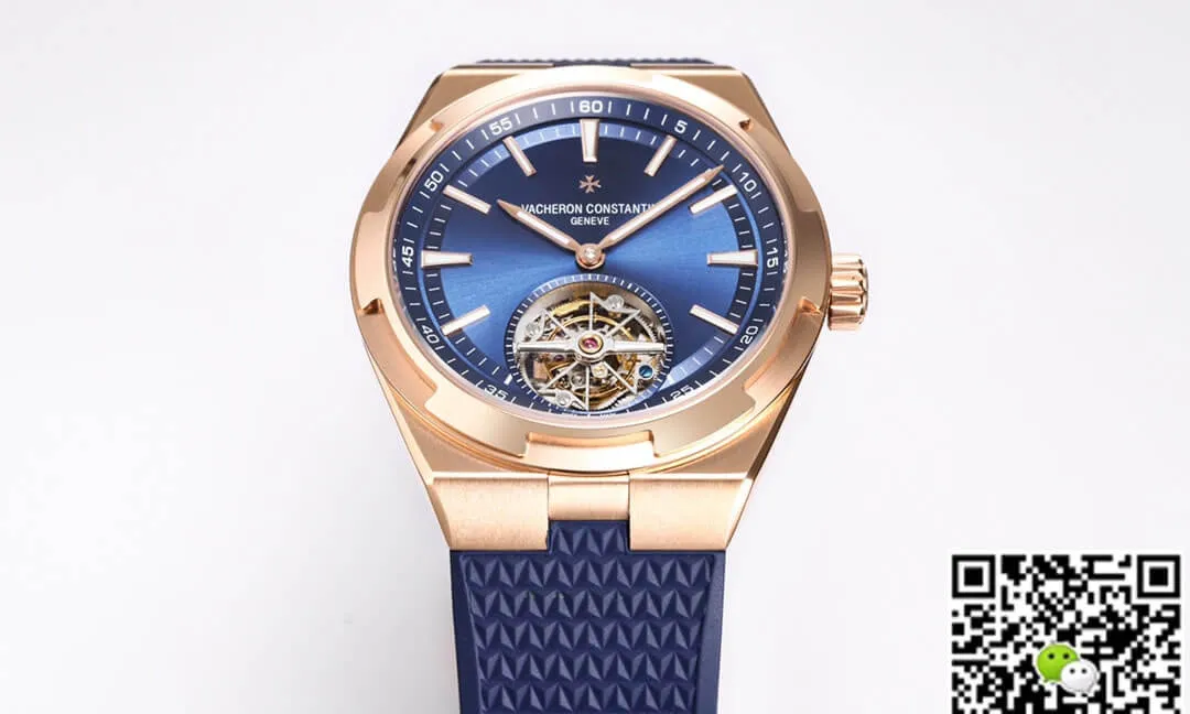 Vacheron Constantin Overseas Tourbillon 6000V 110R-B733 BBR Factory 1:1 Best Edition Replica Watch Gold Bezel