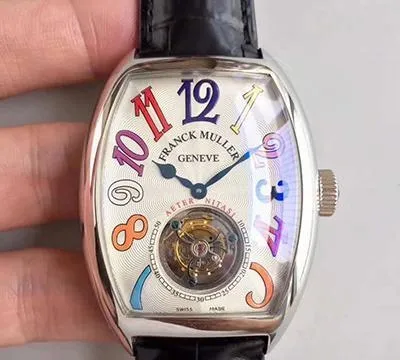 Franck Muller Aeternitas Tourbillon 8888 T PR 1:1 Best Edition Replica Watch Swiss Tourbillon White Dial