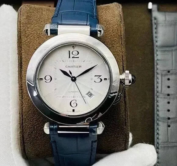 Cartier Pasha WSPA0010 41MM BV Factory 1:1 Best Edition Replica Watch Stainless Steel Bezel