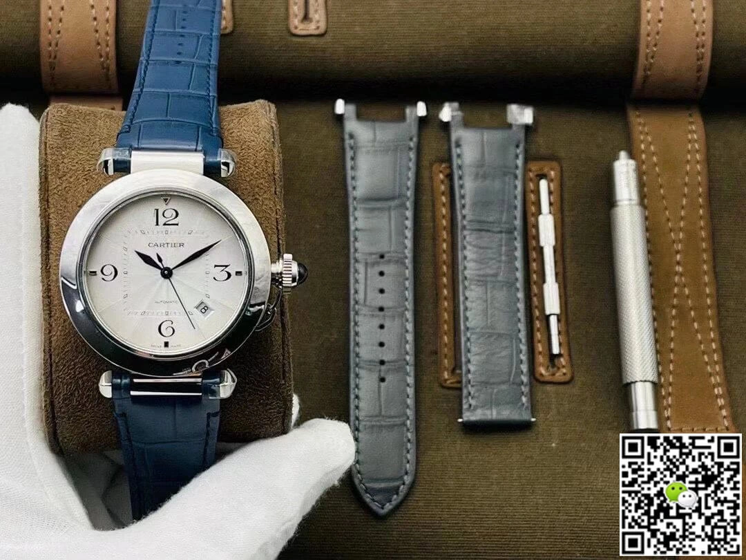 Cartier Pasha WSPA0010 41MM BV Factory 1:1 Best Edition Replica Watch Stainless Steel Bezel