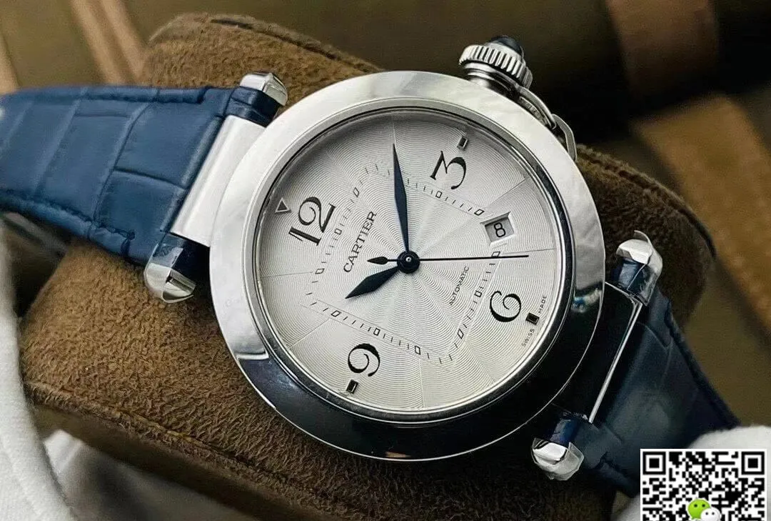 Cartier Pasha WSPA0010 41MM BV Factory 1:1 Best Edition Replica Watch Stainless Steel Bezel