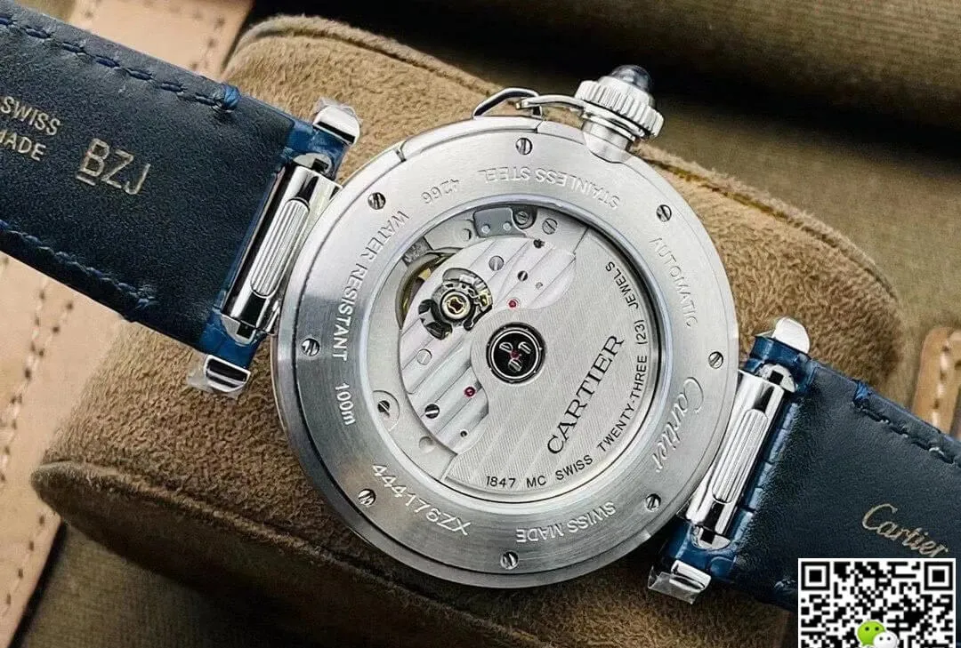 Cartier Pasha WSPA0010 41MM BV Factory 1:1 Best Edition Replica Watch Stainless Steel Bezel