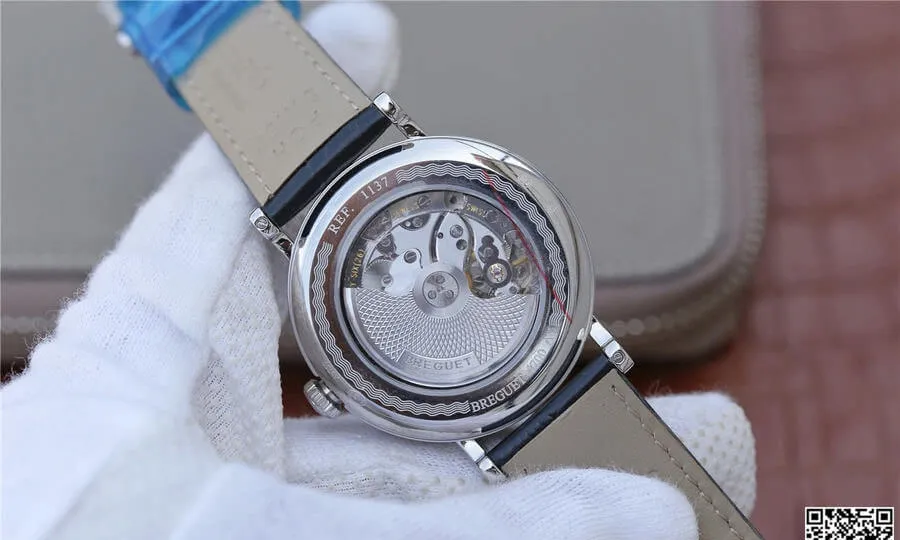 Breguet Classique Moonphase 9087BB 29 964 TW Factory 1:1 Best Edition Replica Watch Black Strap