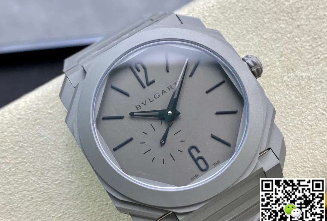 Bvlgari Octo Finissimo 102713 BGO40C14TTXTAUTO BV Factory 1:1 Best Edition Replica Watch Gray Dial