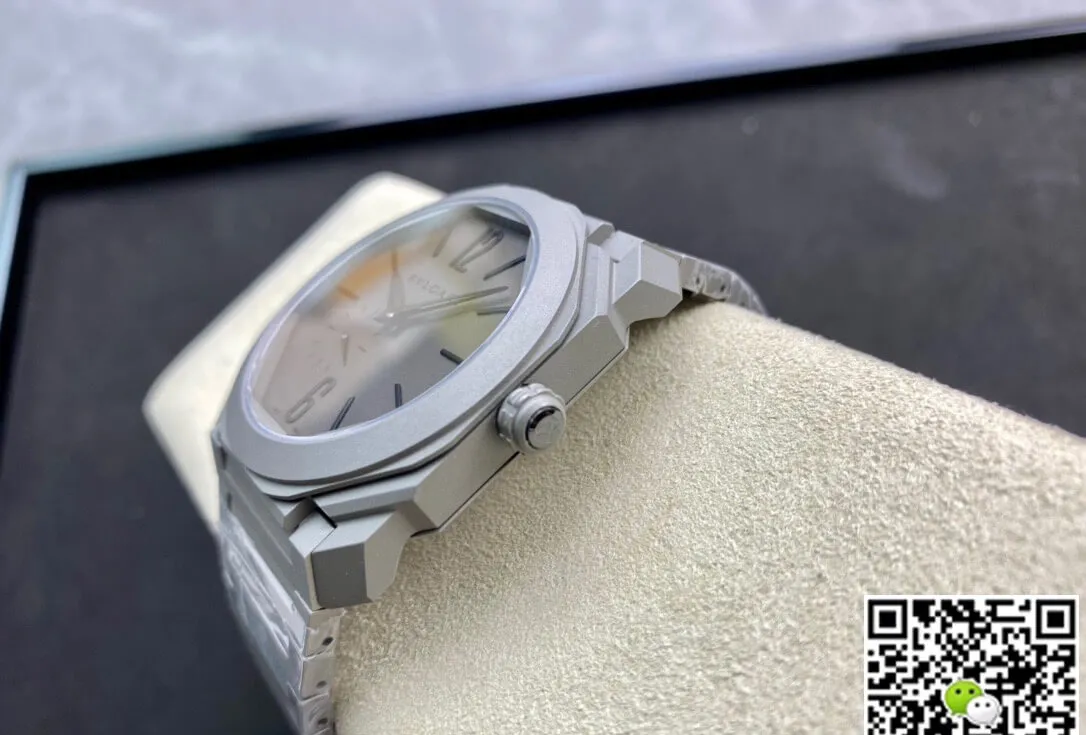 Bvlgari Octo Finissimo 102713 BGO40C14TTXTAUTO BV Factory 1:1 Best Edition Replica Watch Gray Dial