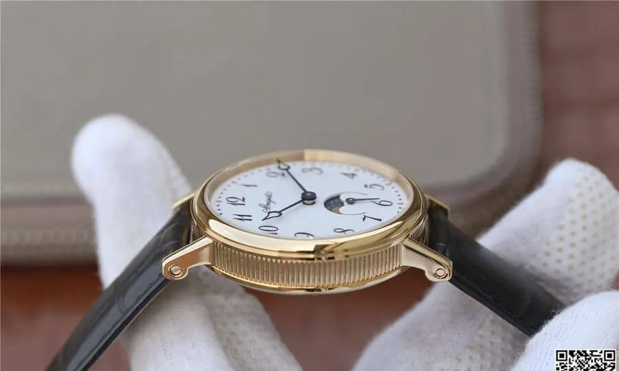 Breguet Classique Moonphase 9087BB 29 964 TW Factory 1:1 Best Edition Replica Watch White Dial