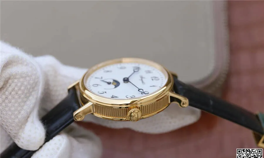 Breguet Classique Moonphase 9087BB 29 964 TW Factory 1:1 Best Edition Replica Watch White Dial