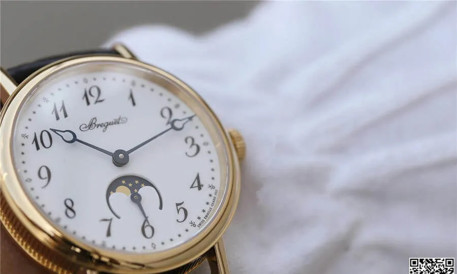 Breguet Classique Moonphase 9087BB 29 964 TW Factory 1:1 Best Edition Replica Watch White Dial