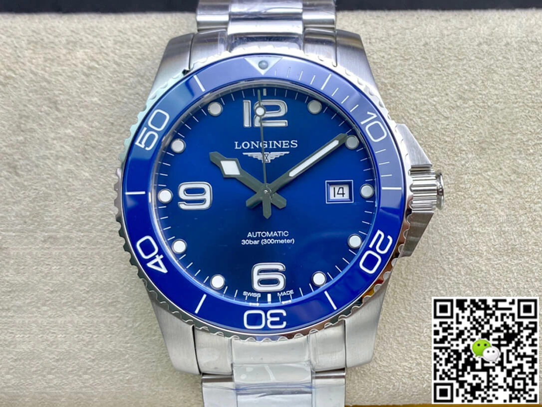 Longines HydroConquest L3.841.4.96.6 ZF Factory 1:1 Best Edition Replica Watch blue dial Swiss L888.2