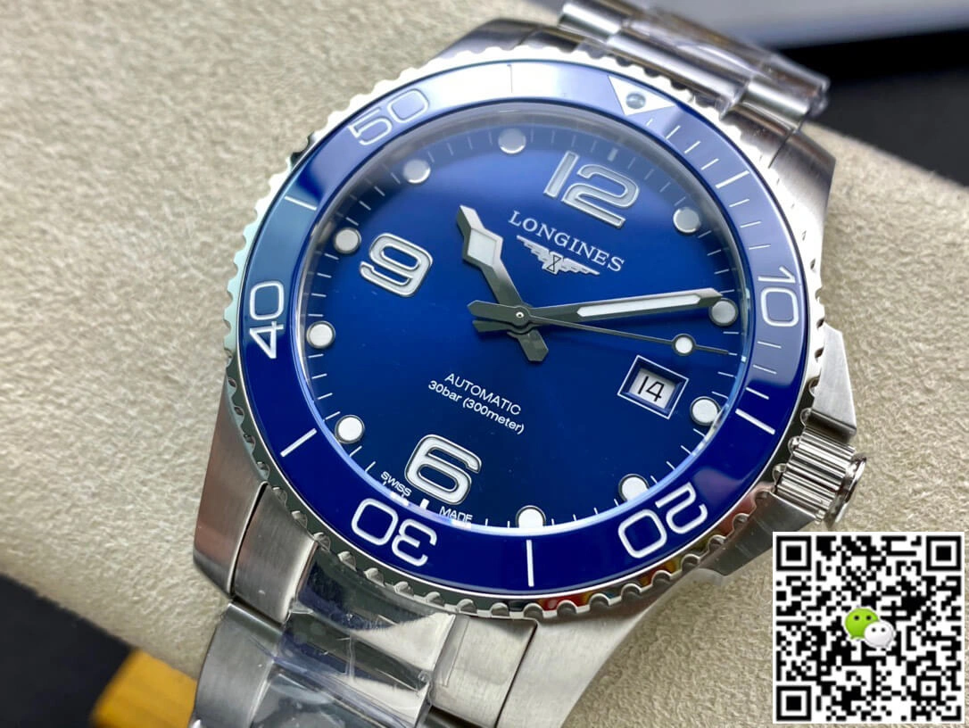 Longines HydroConquest L3.841.4.96.6 ZF Factory 1:1 Best Edition Replica Watch blue dial Swiss L888.2