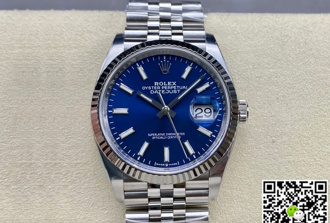Rolex Datejust M126234-0017 36MM Clean Factory 1:1 Best Edition Replica Watch Stainless Steel