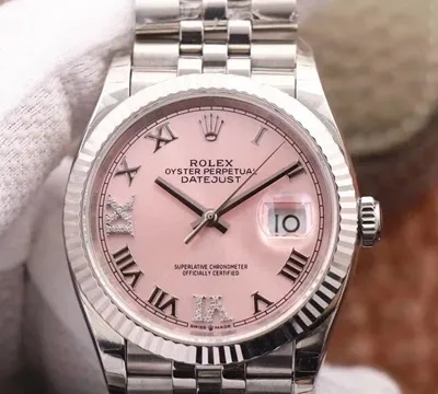Rolex Datejust M126234-0031 EW Factory 1:1 Best Edition Replica Watch Pink Dial Swiss ETA3235