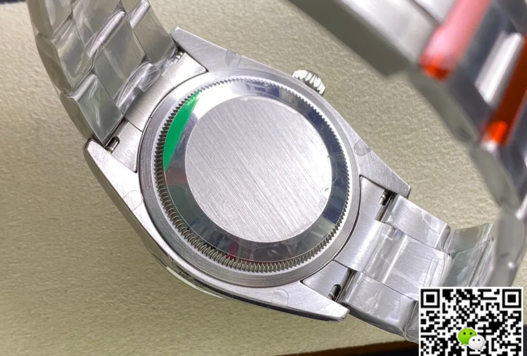 Rolex Datejust M126284RBR-0024 EW Factory 1:1 Best Edition Replica Watch Silver Diamond Bezel
