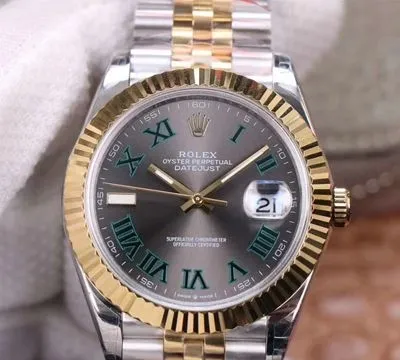 Rolex Datejust M126333-0020 TW Factory 1:1 Best Edition Replica Watch Gray Dial Swiss ETA3235