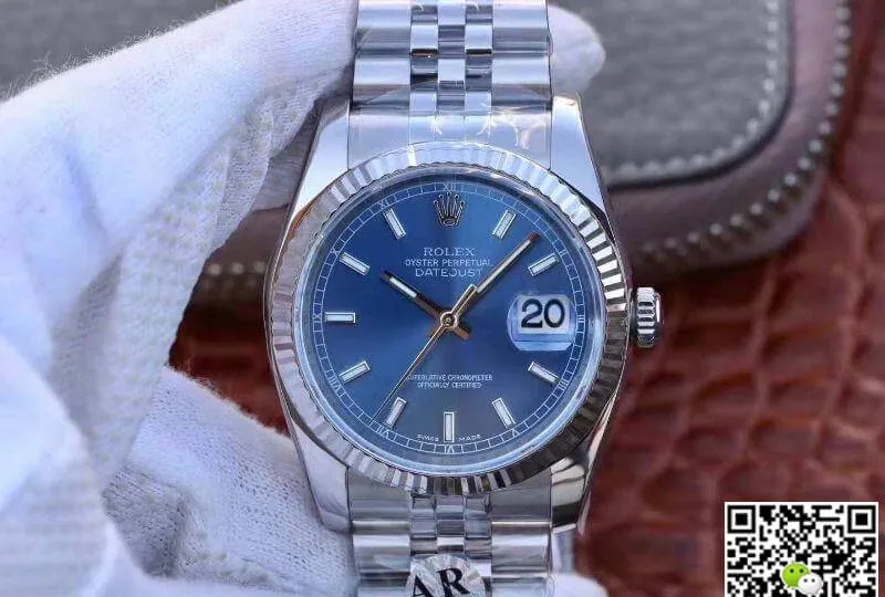 Rolex Datejust M126334-0002 AR Factory 1:1 Best Edition Replica Watch Swiss ETA3135 Blue Dial