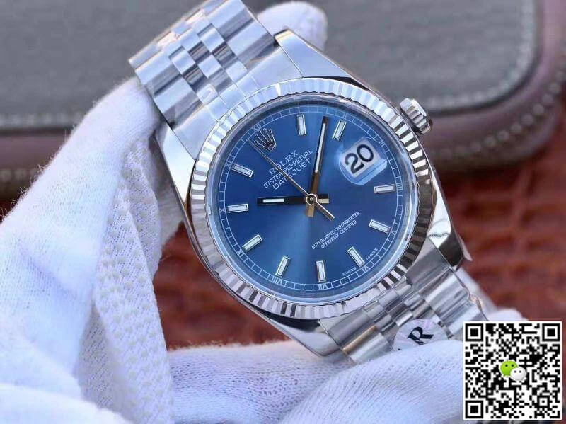 Rolex Datejust M126334-0002 AR Factory 1:1 Best Edition Replica Watch Swiss ETA3135 Blue Dial