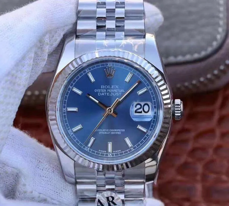 Rolex Datejust M126334-0002 AR Factory 1:1 Best Edition Replica Watch Swiss ETA3135 Blue Dial