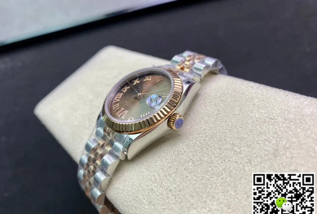 Rolex Datejust M278271-0004 31MM EW Factory 1:1 Best Edition Replica Watch Brown Diamond Dial