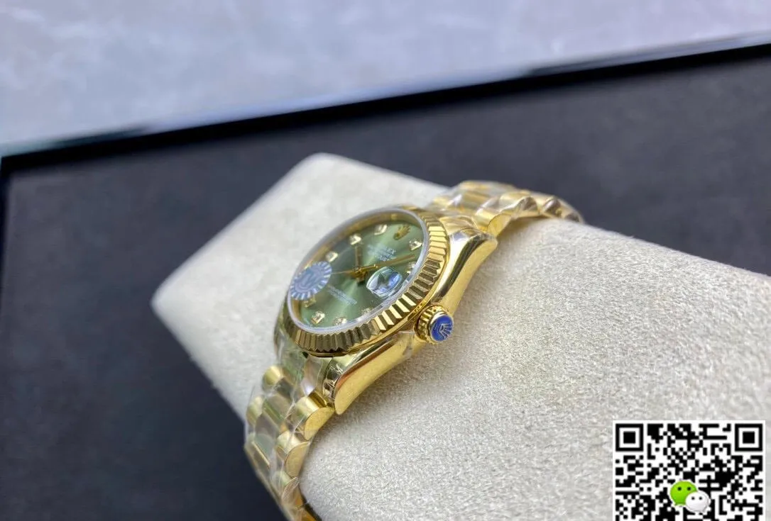 Rolex Datejust M278278-0011 31MM TW Factory 1:1 Best Edition Replica Watch Green Diamond Dial