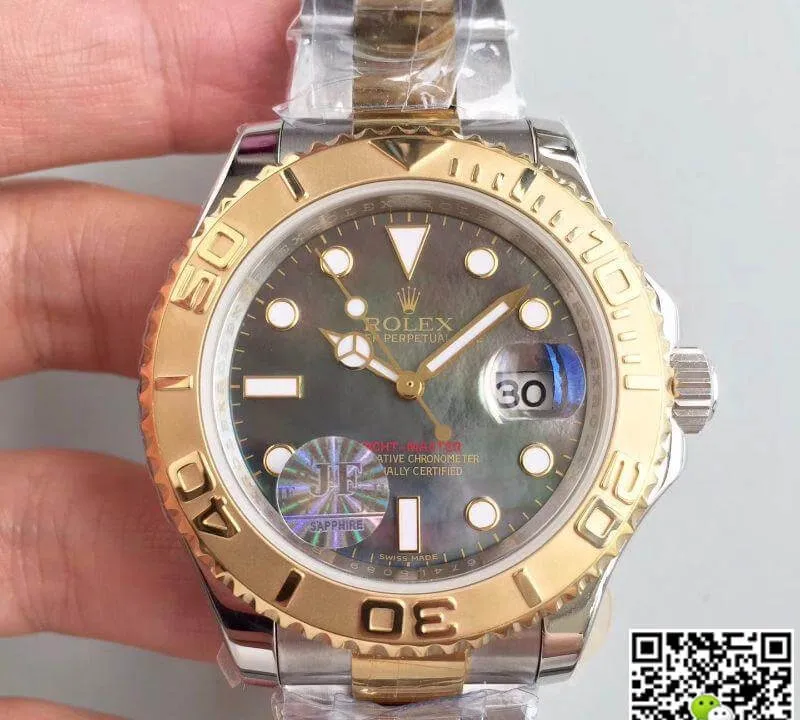 Rolex Yacht-Master 116621 JF Factory 1:1 Best Edition Replica Watch Swiss ETA2836-2 Bronze Dial