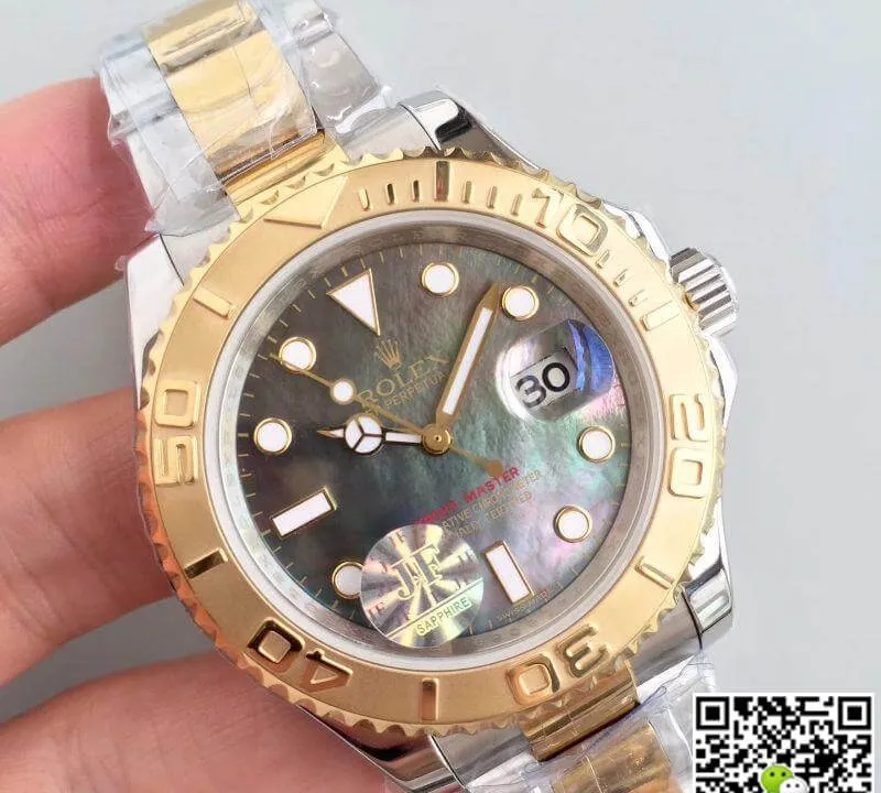 Rolex Yacht-Master 116621 JF Factory 1:1 Best Edition Replica Watch Swiss ETA2836-2 Bronze Dial