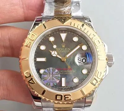Rolex Yacht-Master 116621 JF Factory 1:1 Best Edition Replica Watch Swiss ETA2836-2 Bronze Dial