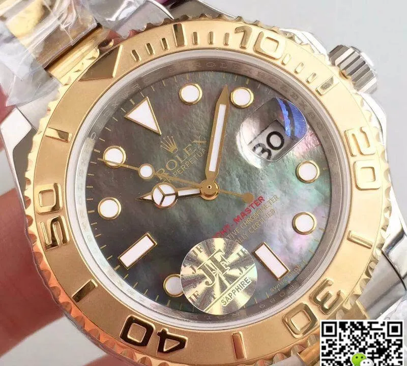 Rolex Yacht-Master 116621 JF Factory 1:1 Best Edition Replica Watch Swiss ETA2836-2 Bronze Dial