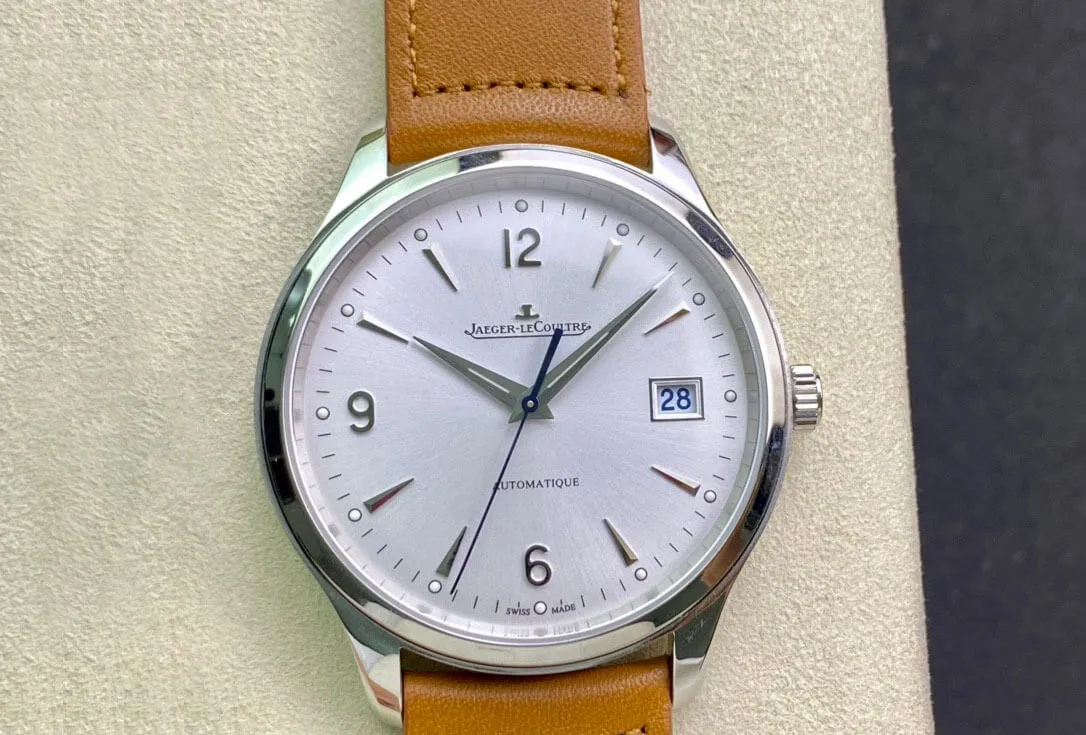 Jaeger-LeCoultre Master Control Date 4018420 ZF Factory 1:1 Best Edition Replica Watch Leather Strap