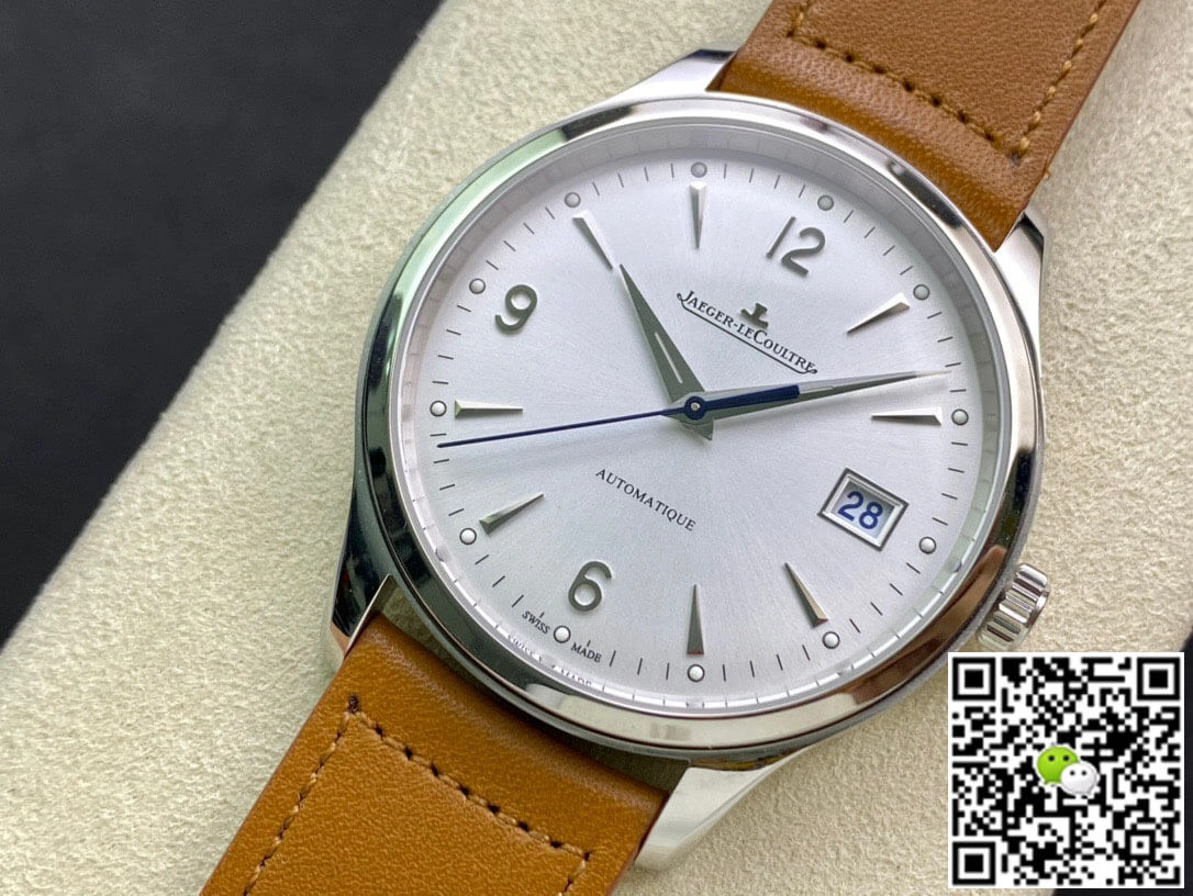 Jaeger-LeCoultre Master Control Date 4018420 ZF Factory 1:1 Best Edition Replica Watch Leather Strap