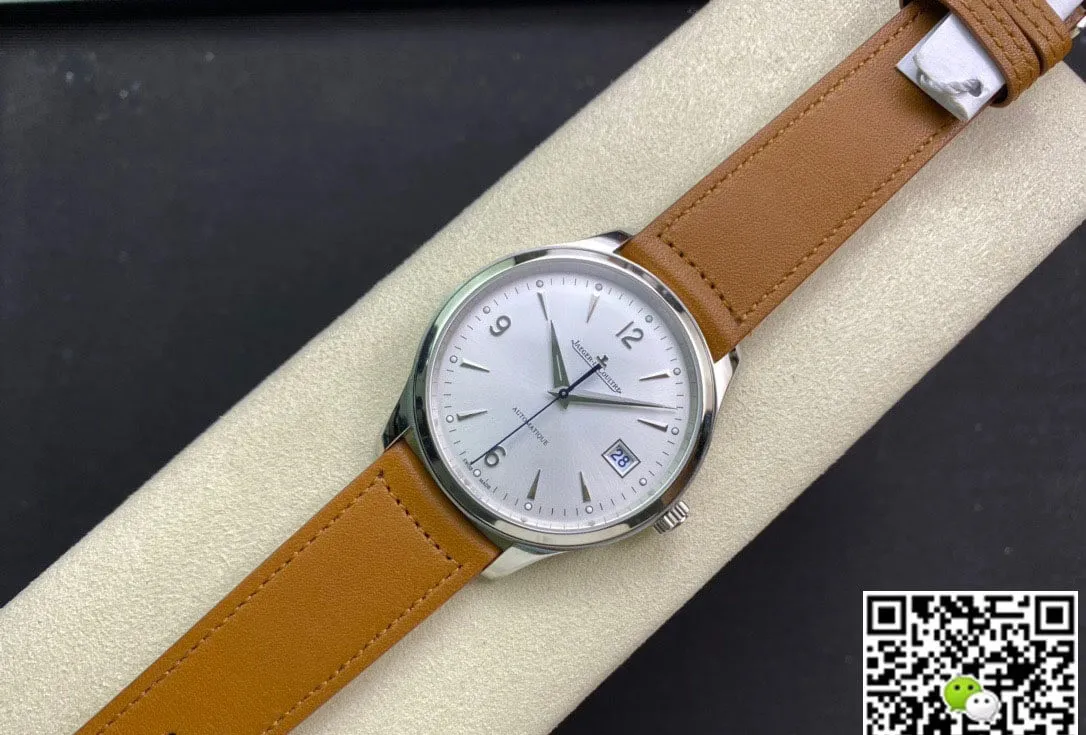 Jaeger-LeCoultre Master Control Date 4018420 ZF Factory 1:1 Best Edition Replica Watch Leather Strap