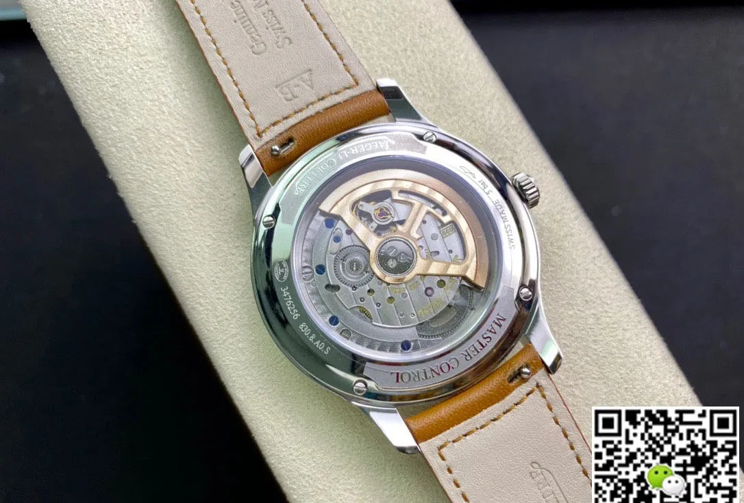Jaeger-LeCoultre Master Control Date 4018420 ZF Factory 1:1 Best Edition Replica Watch Leather Strap