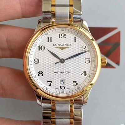 Longines Master Collection KZ Factory 1:1 Best Edition Replica Watch Swiss ETA2824 18K Gold Two Tone Stainless Steel Bracelet