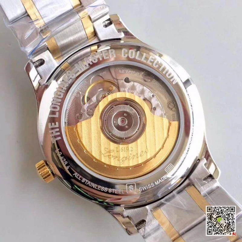 Longines Master Collection KZ Factory 1:1 Best Edition Replica Watch Swiss ETA2824 18K Gold Two Tone Stainless Steel Bracelet