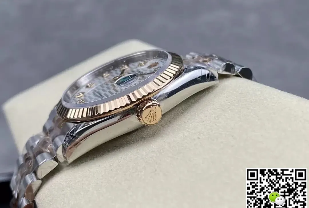 Rolex Datejust M126231-0039 36MM VS Factory 1:1 Best Edition Replica Watch Silver Diamond Dial
