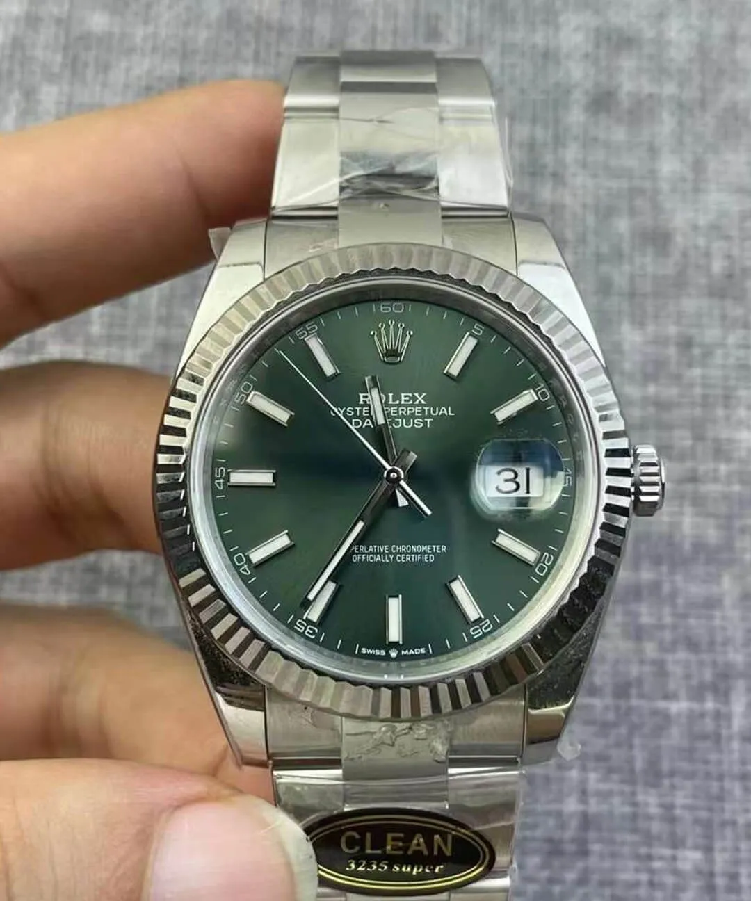 Rolex Datejust M126334-0028 Clean Factory 1:1 Best Edition Replica Watch Stainless Steel Strap