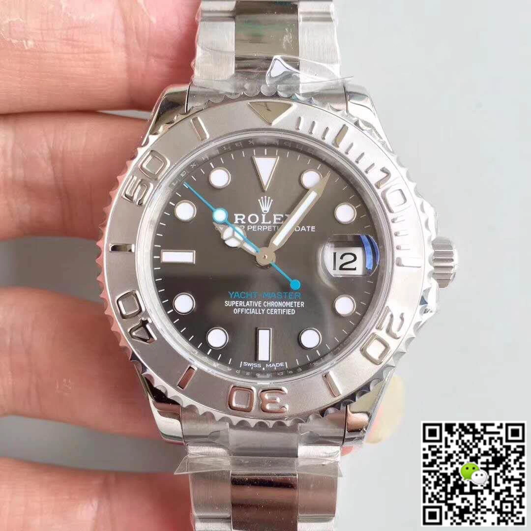 Rolex Yacht-Master 268622 AR Factory 1:1 Best Edition Replica Watch Swiss ETA2824 Gray Dial
