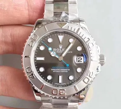 Rolex Yacht-Master 268622 AR Factory 1:1 Best Edition Replica Watch Swiss ETA2824 Gray Dial