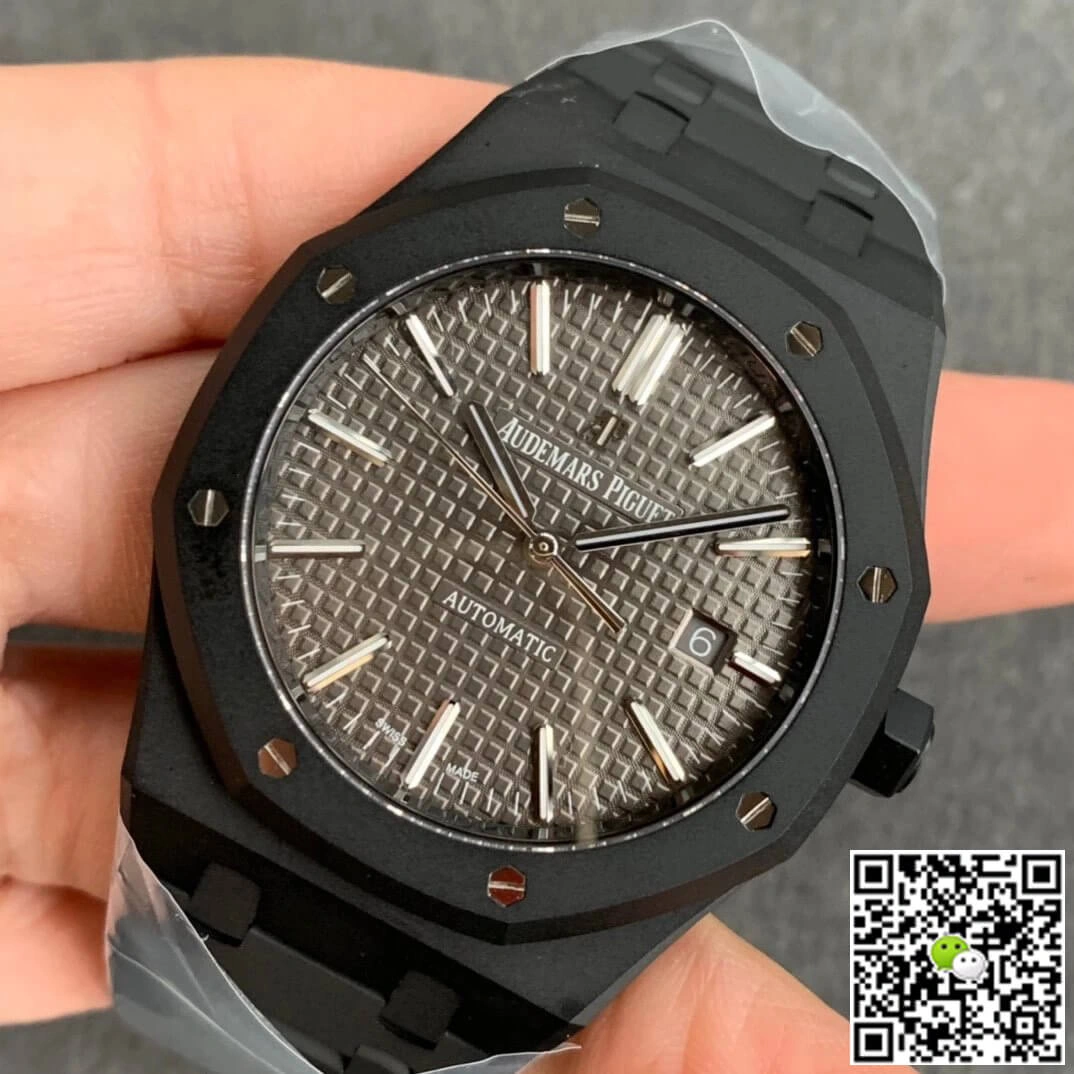 Audemars Piguet Royal Oak 15400 DLC Version ZF Factory 1:1 Best Edition Replica Watch Grey Dial