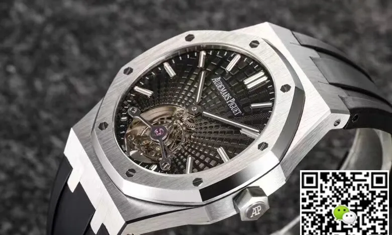 Audemars Piguet Royal Oak Tourbillon R8 Factory 1:1 Best Edition Replica Watch V3 Titanium Case