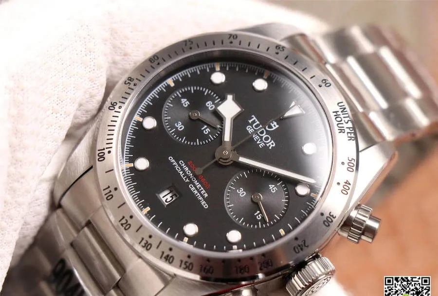 Tudor Heritage Black Bay M79350-0004 TW Factory 1:1 Best Edition Replica Watch Silver Strap